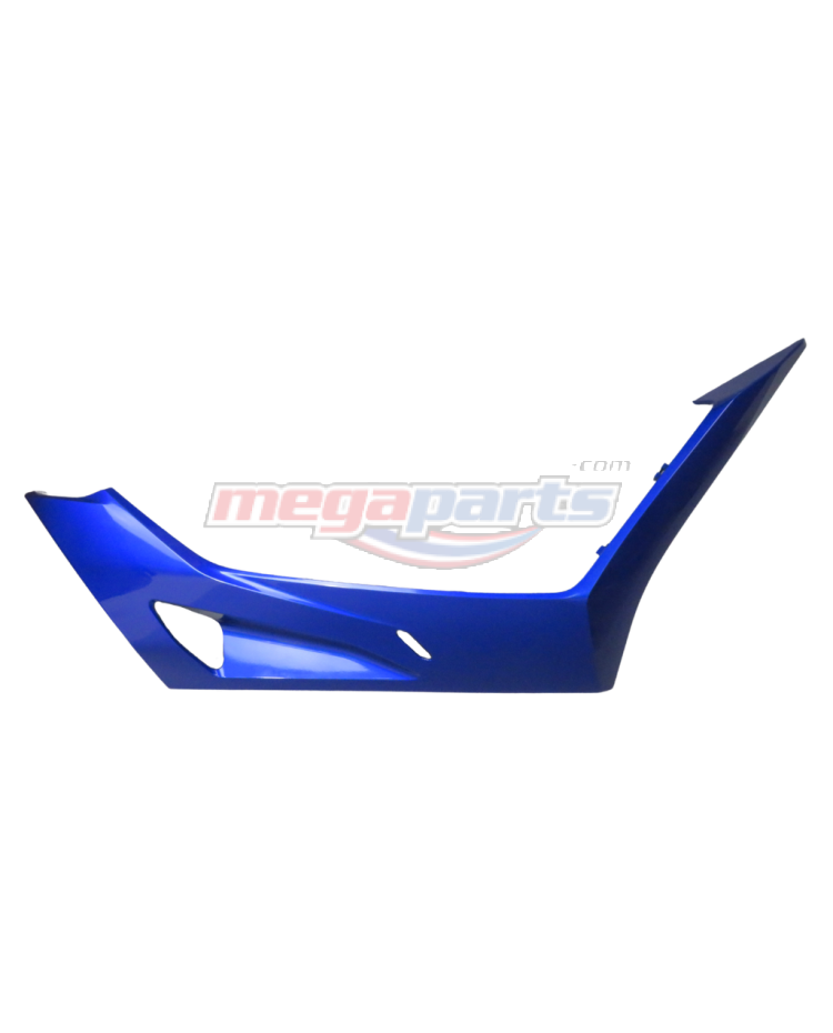 ฝาครอบข้างพักเท้าหน้าข้างขวา PCX 160 2023 (HONDA) สีน้ำเงิน PB407P