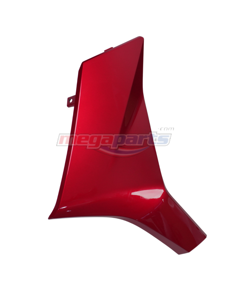 ฝาครอบข้างพักเท้าหน้าข้างขวาท่อนหน้า CLICK 160 (HONDA) สีแดงแก้ว R340C