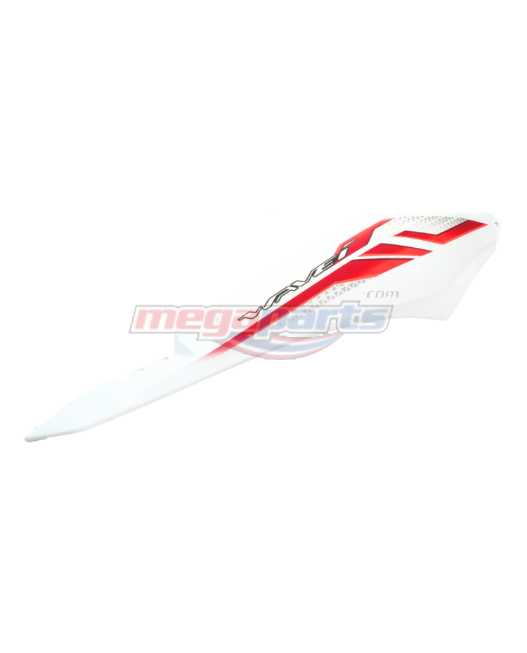 ฝาข้างขวาพร้อมสติ๊กเกอร์ WAVE 110i (2023-2024) (M,Di,LED) (HONDA) สีขาว NHB61P