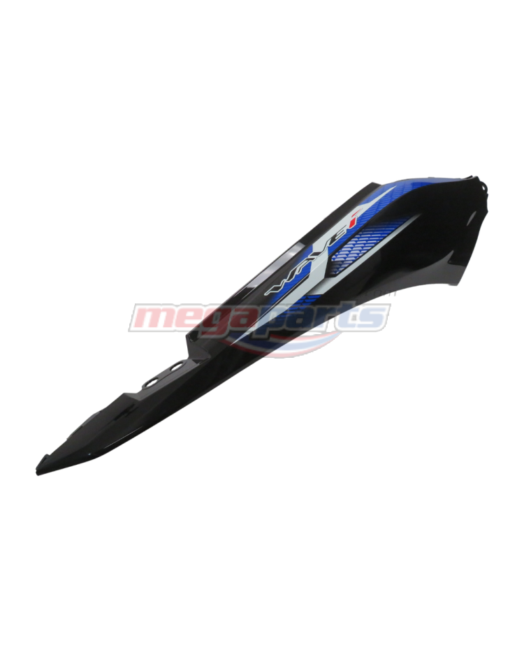 ฝาข้างขวาพร้อมสติ๊กเกอร์ WAVE 110i 2025 (Di,LED,S) (HONDA) รถสีน้ำเงิน-ดำ