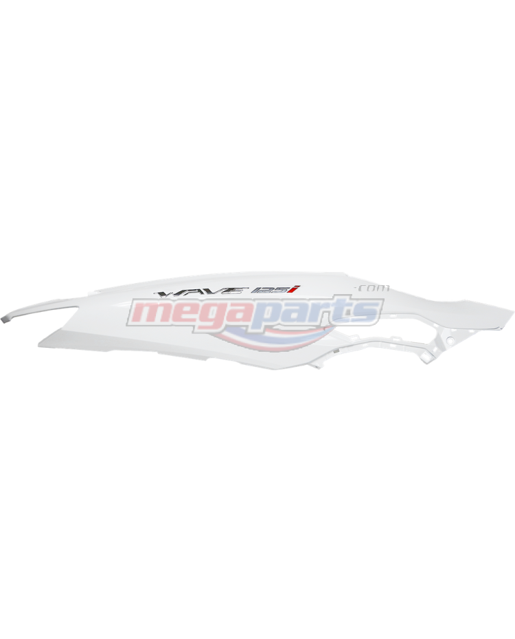 ฝาข้างขวาพร้อมสติ๊กเกอร์ WAVE 125i 2023 (M,LED) (HONDA) สีขาว NHB61P