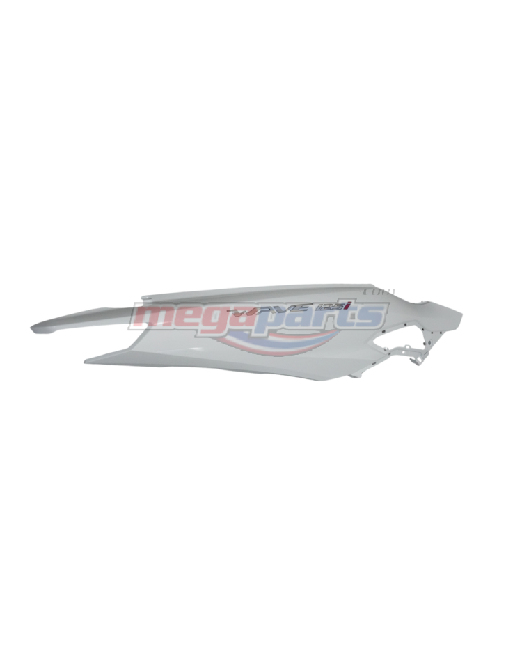 ฝาข้างขวาพร้อมสติ๊กเกอร์ WAVE 125i 2024 (M,LED) (HONDA) สีขาว NHB61P