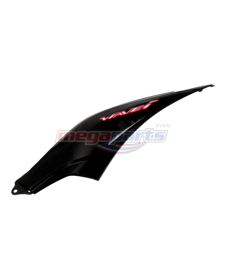 ฝาข้างซ้ายพร้อมสติ๊กเกอร์ WAVE 110i (2021-2025) (LED,S,Dr) (HONDA) สีดำเงา NHA35M