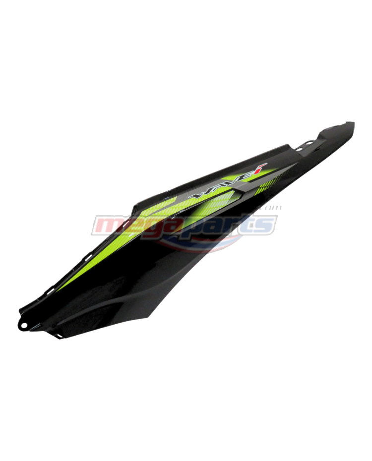 ฝาข้างซ้ายพร้อมสติ๊กเกอร์ WAVE 110i 2025 (Di,LED,S) (HONDA) รถสีดำ-เหลือง