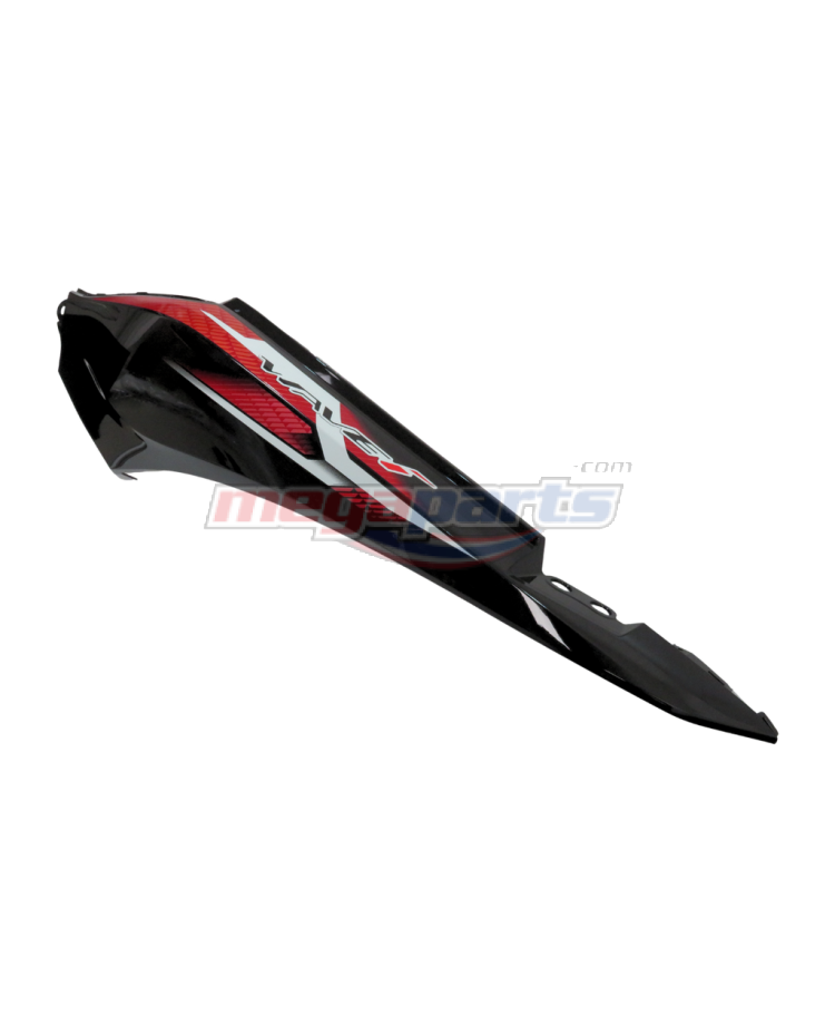 ฝาข้างซ้ายพร้อมสติ๊กเกอร์ WAVE 110i 2025 (Di,LED,S) (HONDA) รถสีแดง-ดำ