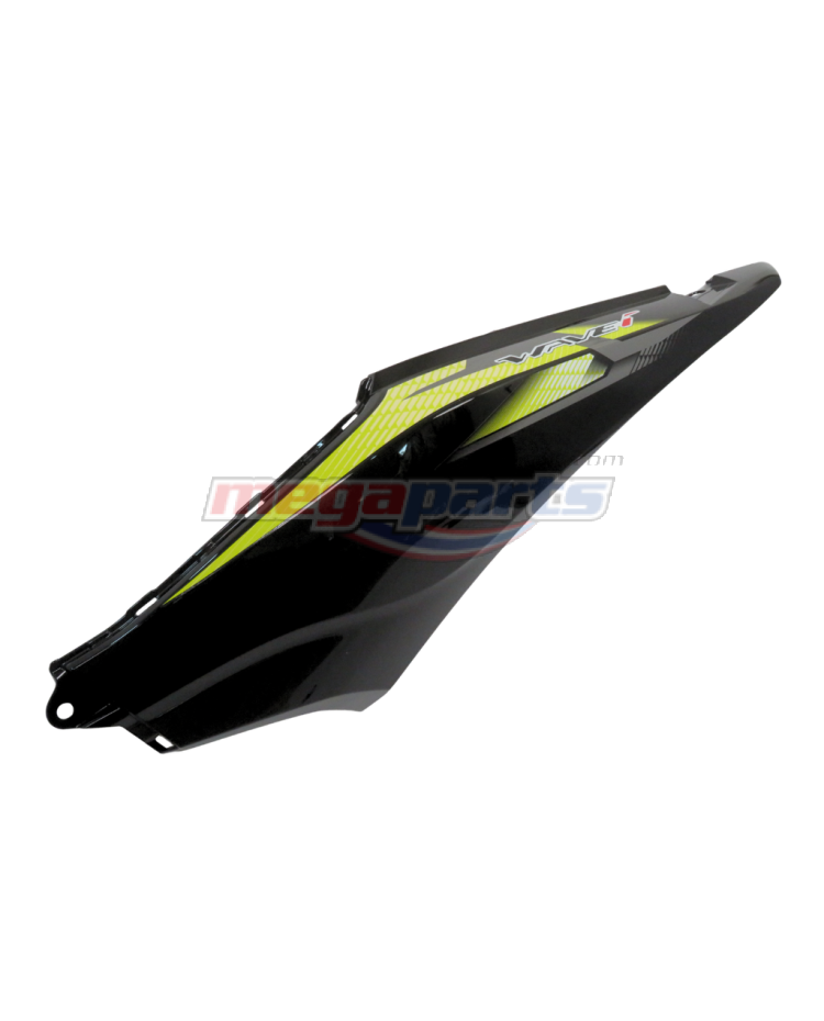 ฝาข้างซ้ายพร้อมสติ๊กเกอร์ WAVE 110i 2025 (M,LED) (HONDA) รถสีเหลือง-ดำ