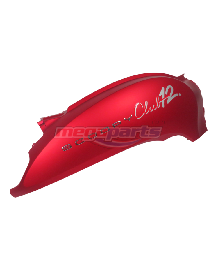 ฝาข้างขวาพร้อมสติ๊กเกอร์ SCOOPY 110i 2024 (CLUB 12) (HONDA) สีแดงด้าน R397C