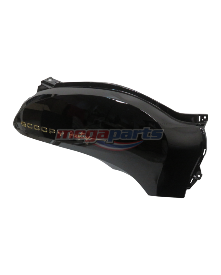 ฝาข้างขวาพร้อมสติ๊กเกอร์ SCOOPY 110i 2024 (PRESTIGE) (HONDA) สีดำเงา NHA35M