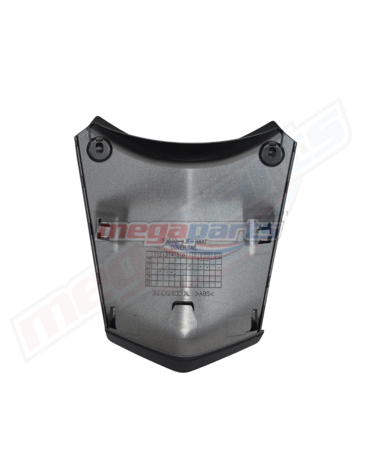 ฝาปิดท้ายเบาะ WAVE 125i (2023-2025) (M,LED) (HONDA) สีเทาด้าน NHC34M