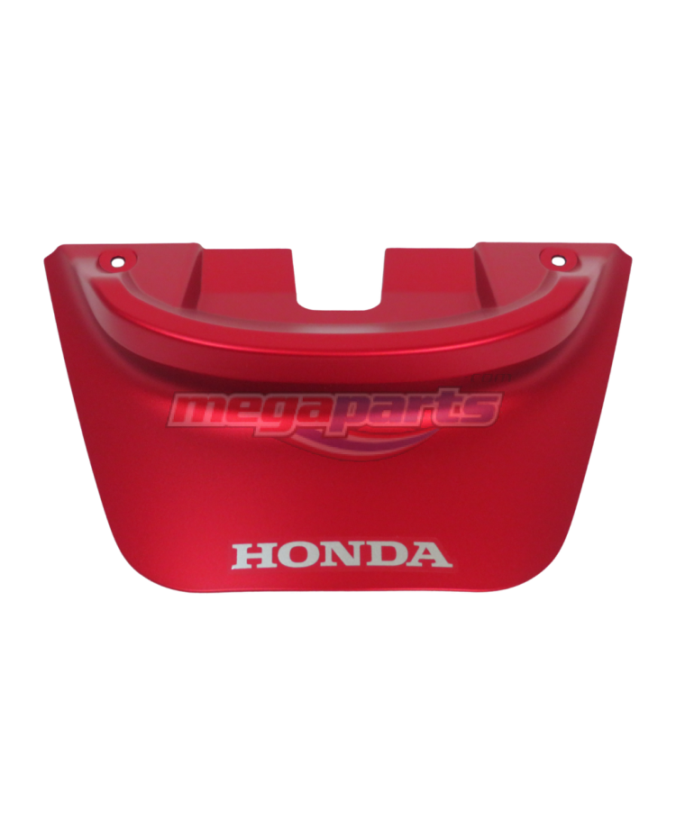 ฝาปิดท้ายเบาะตัวบนพร้อมสติ๊กเกอร์ SCOOPY 110i 2024 (CLUB 12) (HONDA) สีแดงด้าน R397C