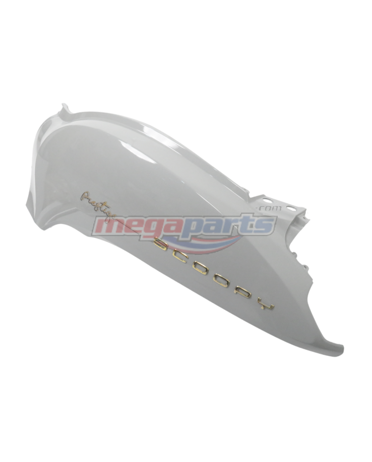 ฝาข้างซ้ายพร้อมสติ๊กเกอร์ SCOOPY 110i 2024 (CLUB 12) (HONDA) สีเทาแลมโบ NHC53P