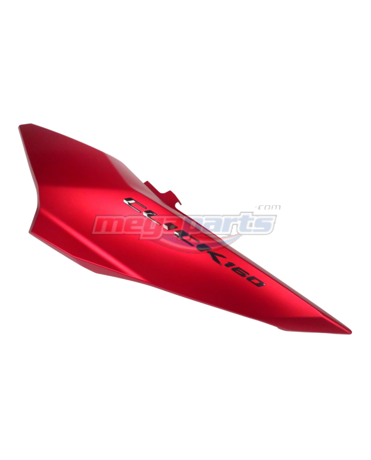 ฝาข้างซ้ายพร้อมสติ๊กเกอร์ CLICK 160 2024 (HONDA) สีแดงด้าน R397C