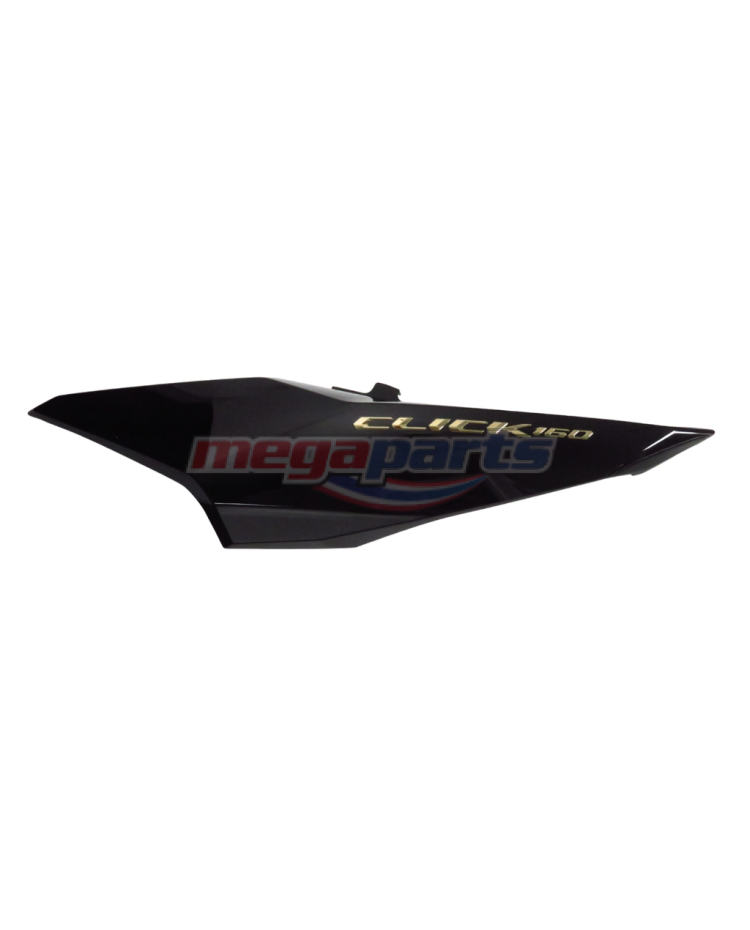 ฝาข้างซ้ายพร้อมสติ๊กเกอร์ CLICK 160 2024 (HONDA) สีดำเงา NHA35M