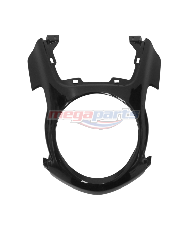 ฝาปิดท้ายเบาะตัวล่าง SCOOPY 110i (2021-2023) (PRESTIGE) (HONDA) สีดำเงา NHA35M