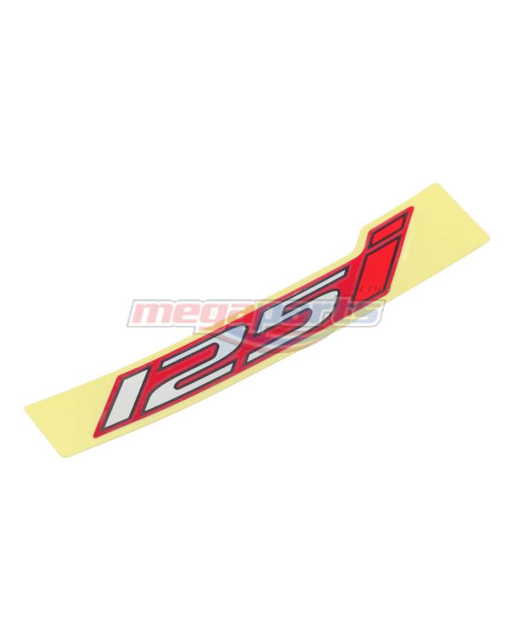 สติ๊กเกอร์ฝาข้าง WAVE 125i 2024 (M,LED) (HONDA) เครื่องหมาย 125i รถสีแดง