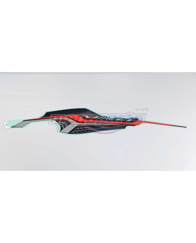 สติ๊กเกอร์ฝาข้างซ้าย WAVE 110i 2021 (Di,LED,S) (HONDA) รถสีเทา