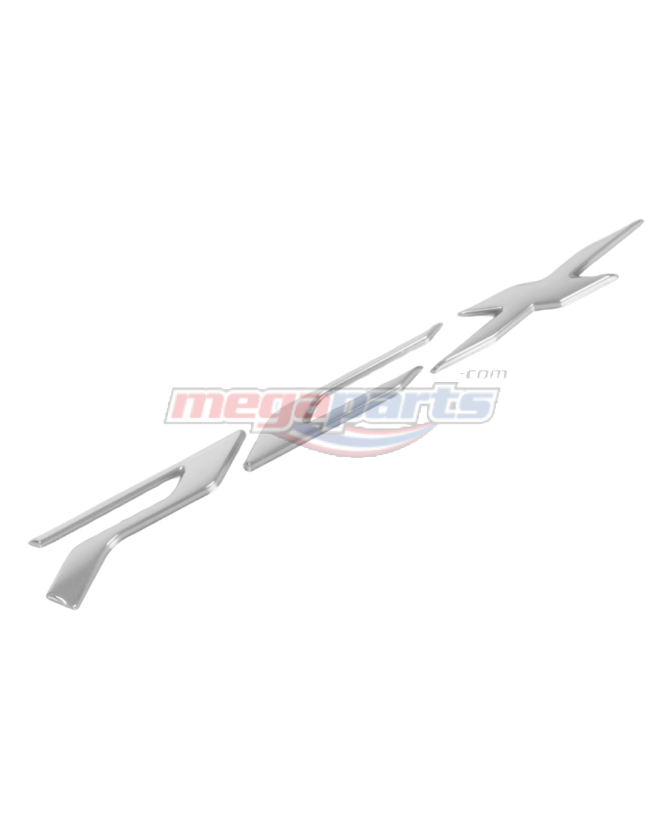 โลโก้ฝาข้าง PCX 160 2025 (ABS) (HONDA) สีเงิน