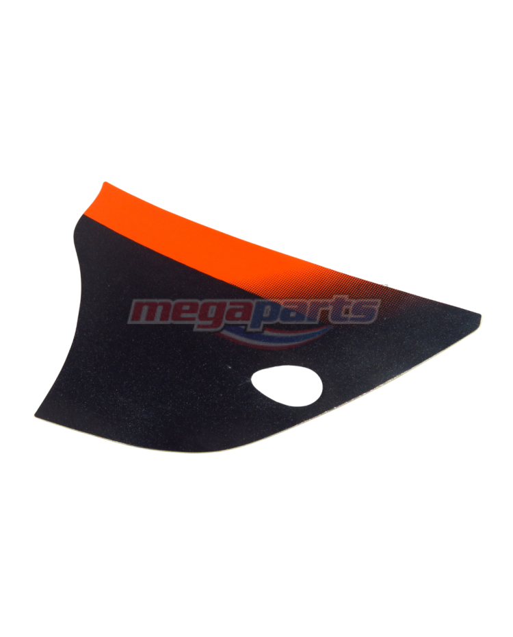 แถบติดฝาครอบตัวถังขวารถสีแดง