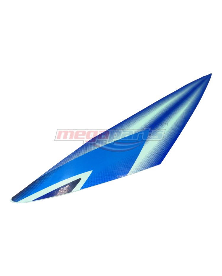 สติ๊กเกอร์ฝาครอบข้างขวารถสีน้ำเงิน