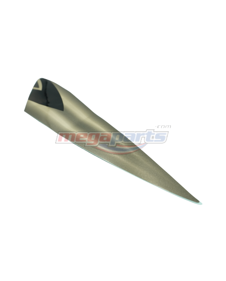 สติ๊กเกอร์ฝาครอบข้างขวารถสีดำ