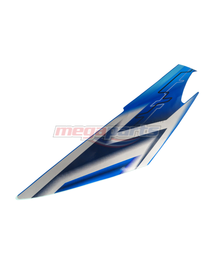 แถบติดฝาครอบข้างด้านขวารถสีน้ำเงิน