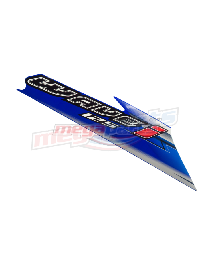 แถบติดฝาครอบตัวถังขวารถสีน้ำเงิน