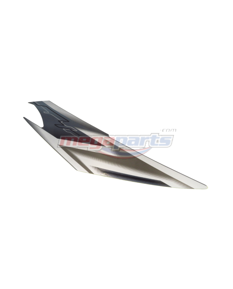 สติ๊กเกอร์ฝาครอบกลางด้านซ้าย WAVE 125i 2007 (ไฟเลี้ยวบังลม) (HONDA) สีดำ NHA35M (รถสีดำ)