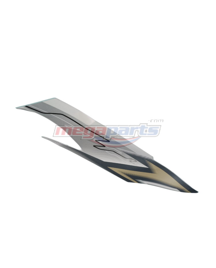 แถบติดฝาครอบข้างด้านซ้ายรถสีขาว