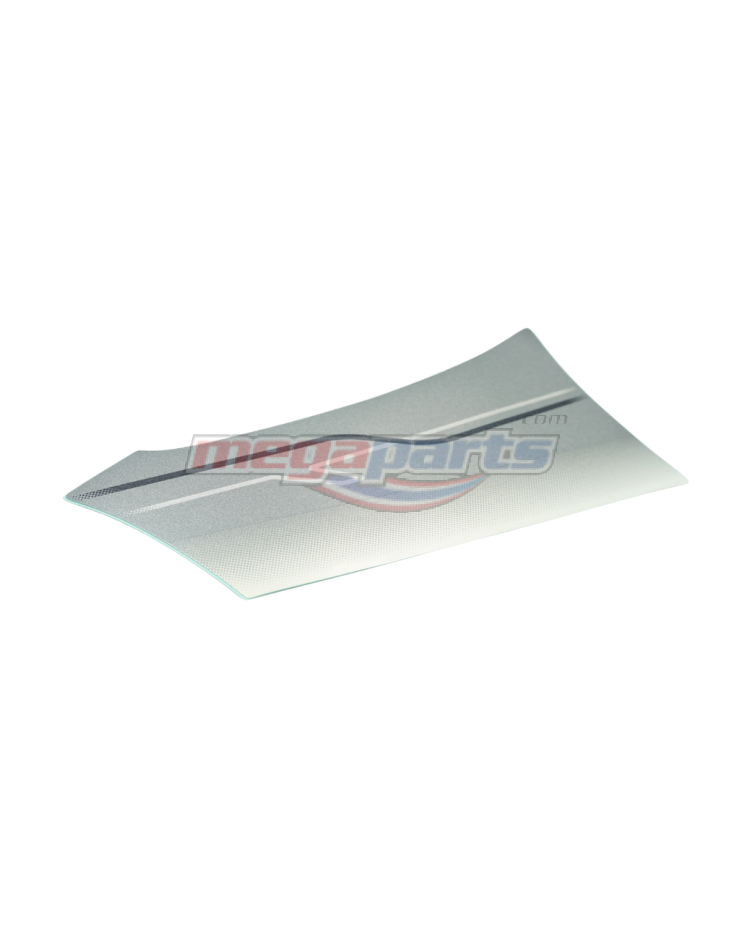 แถบติดฝาครอบตัวถังขวา B รถสีขาว