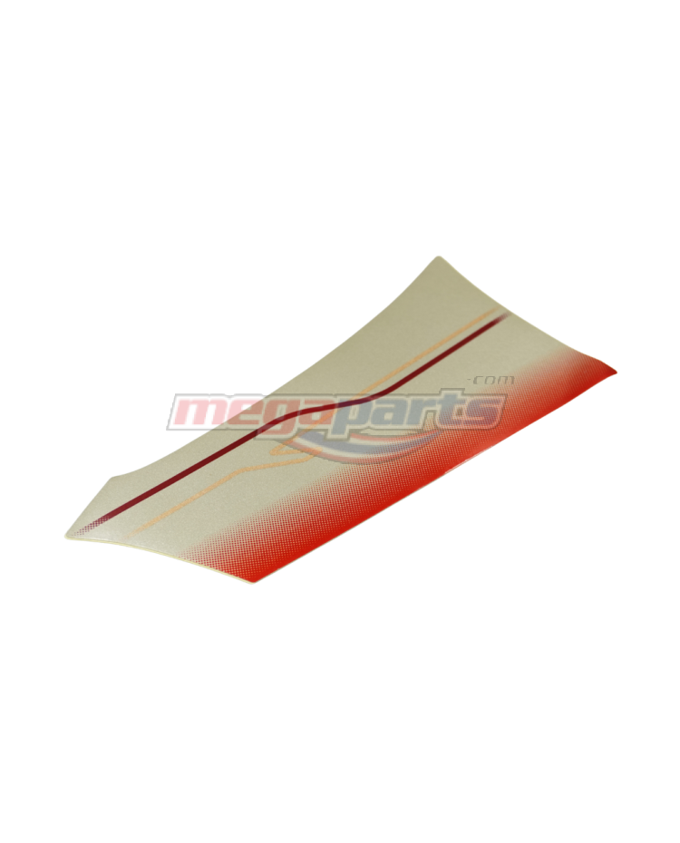 แถบติดฝาครอบตัวถังขวา B รถสีแดง