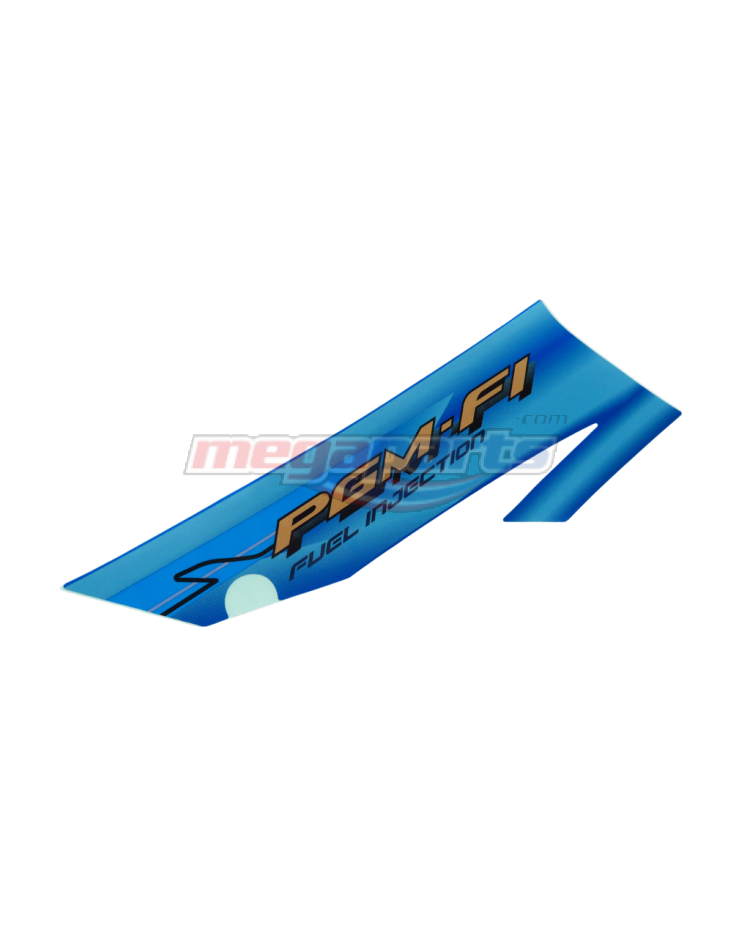 แถบติดฝาครอบข้างขวา B รถสีน้ำเงิน