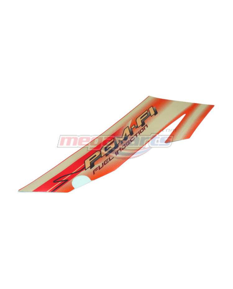 แถบติดฝาครอบข้างขวา B รถสีแดง