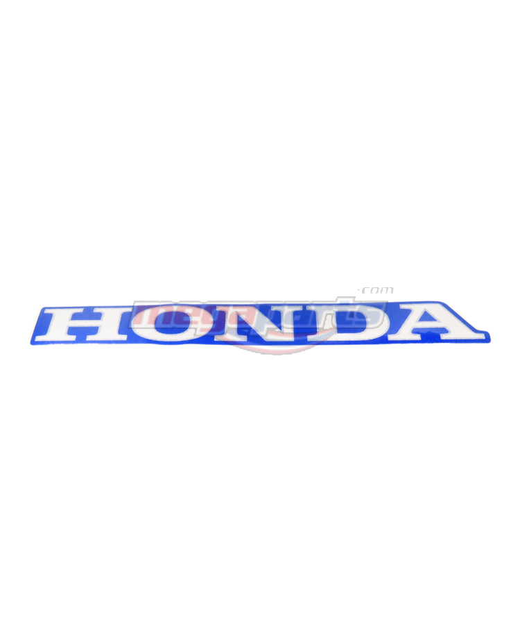 สัญลักษณ์ HONDA รถสีน้ำเงิน