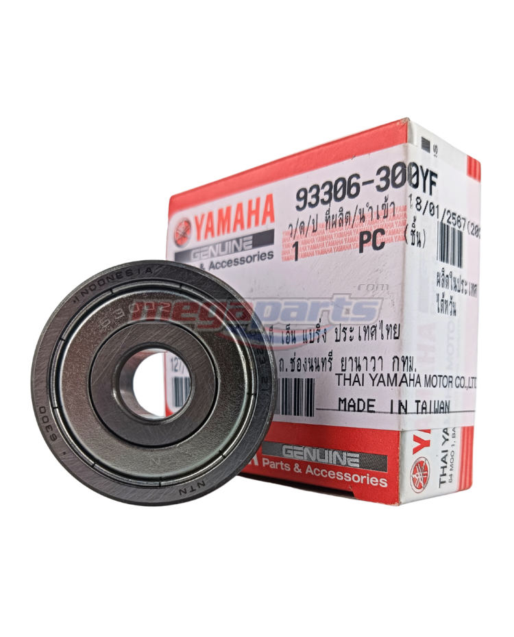 ลูกปืนตลับ 6300Z (YAMAHA) ฝาปิด 1 ข้าง