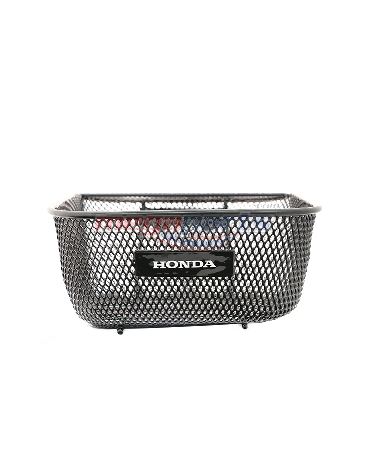 ตะกร้าหน้า WAVE 125i (2012-2017) (ปลาวาฬ) (H2C) สีดำ พร้อมขา