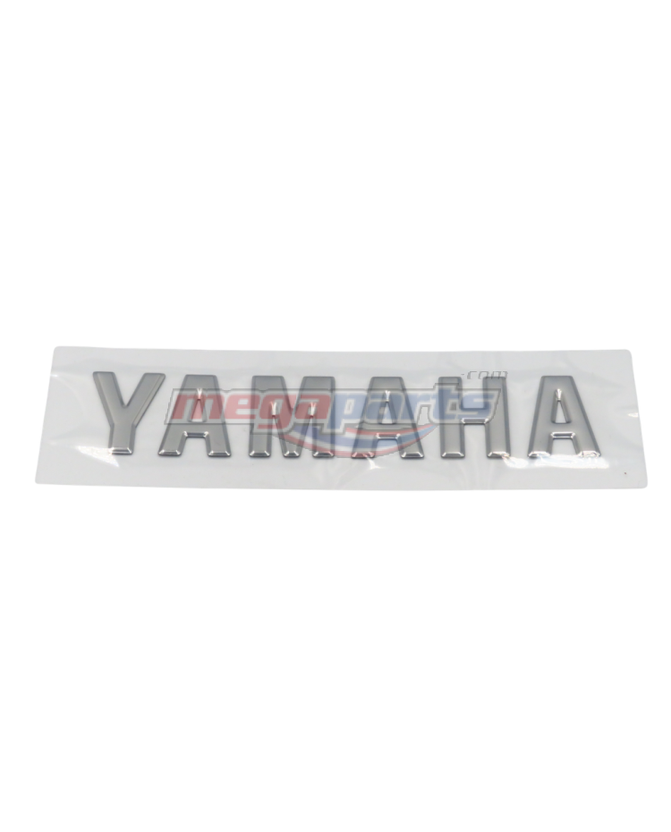 โลโก้ฝาครอบถังน้ำมัน (3D) XSR 155 2023 (YAMAHA) สีเทา (รถสีดำ)