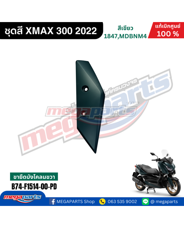 ขายึดบังโคลนขวาสีเทา(1278,MNM3)R B746