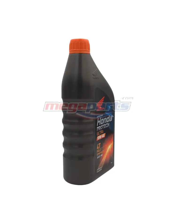 น้ำมันเครื่อง 4T PROTECH ULTRA 10W-40 1L MA (HONDA) (SYN 100%) ขวดดำฝาส้ม