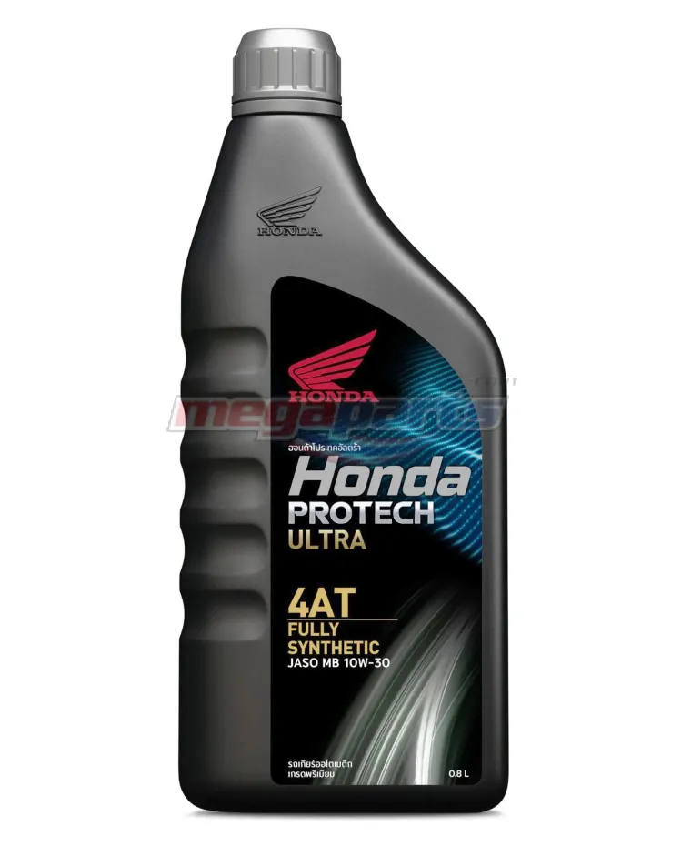 น้ำมันเครื่อง 4AT PROTECH ULTRA 10W-30 0.8L MB (HONDA) (SYN 100%) ขวดดำฝาเทา