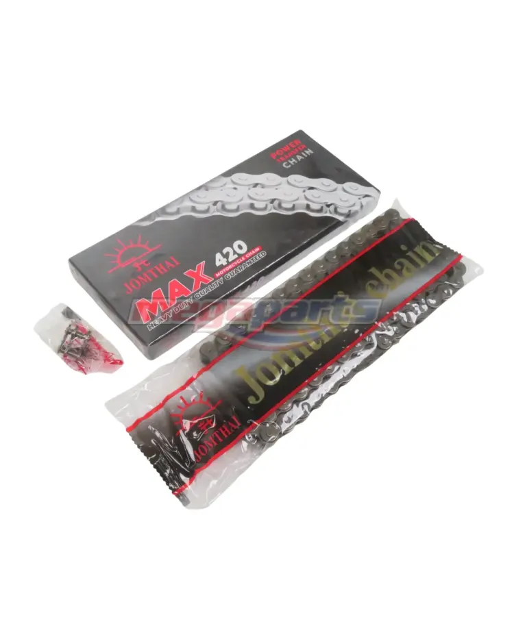 โซ่ล้อ 420-120L (JT) สีดำ