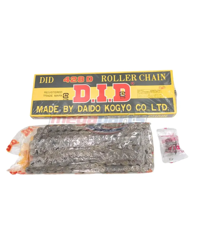 โซ่ล้อ 428D-126L (DID) สีดำ