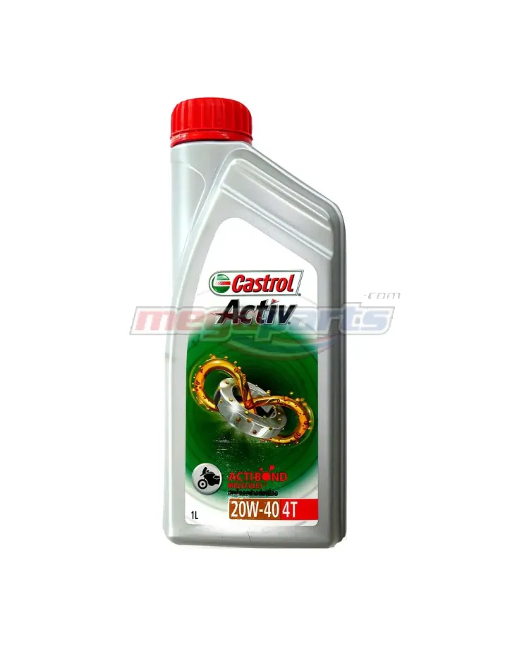 น้ำมันเครื่อง 4T ACTIV 20W-40 1L MA2 (CASTROL)