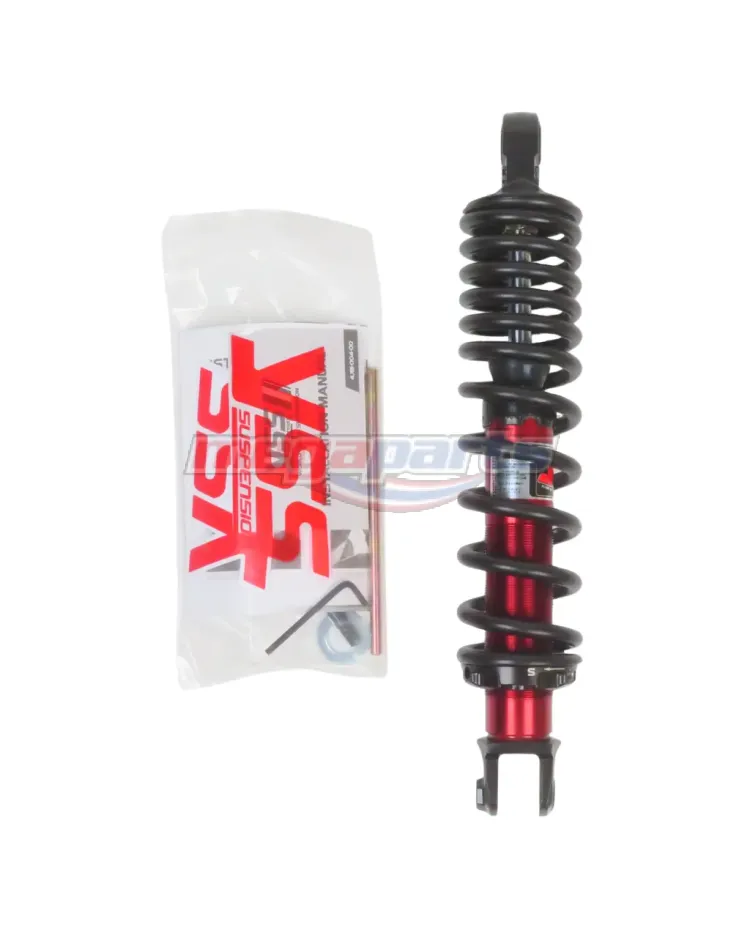 โช้คหลังแก๊ส (เดี่ยว) CLICK 125i (2012-2013) DTG-PLUS 330mm. (YSS) แดง/ดำ