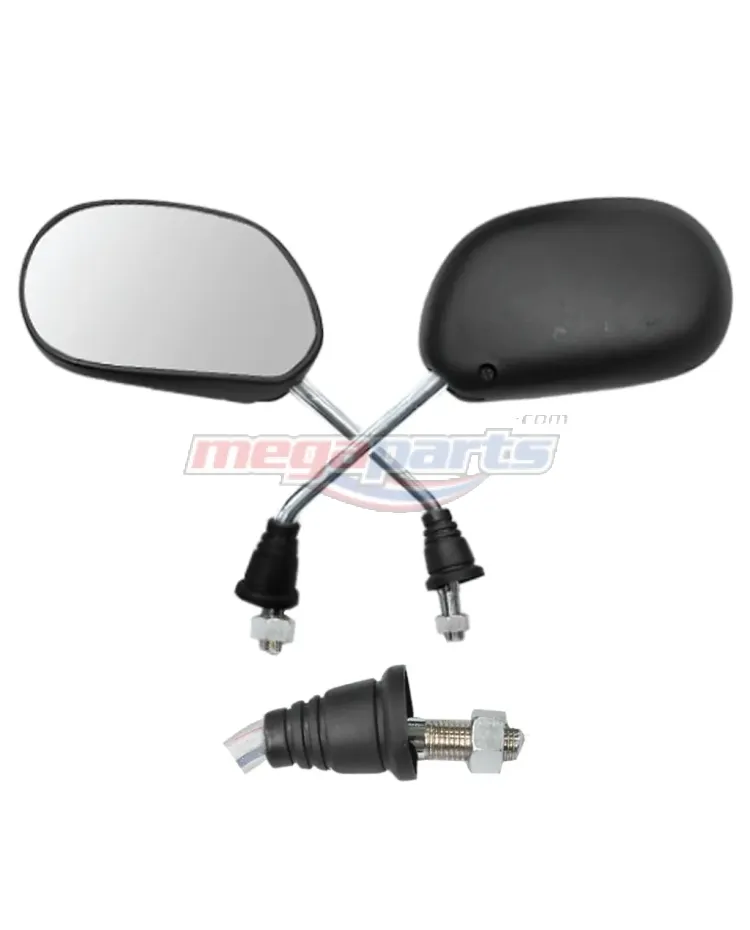 กระจกส่องหลัง L/R MIO 115 (HM) ขาชุบ