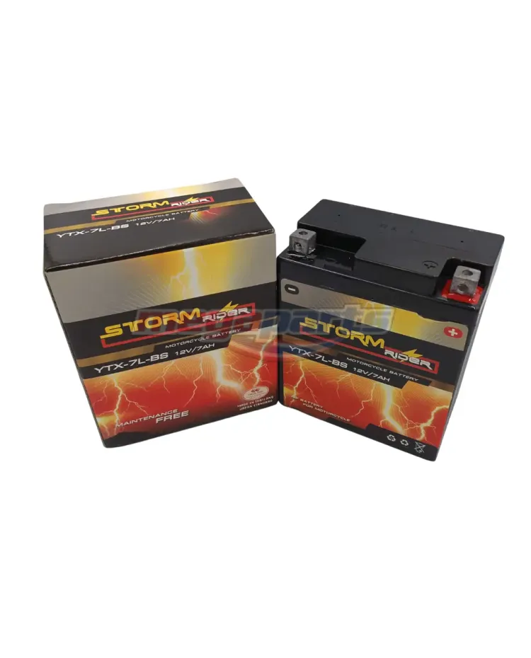 แบตเตอรี่แห้ง CBR 250 (YTX7L-BS 12V6AH) (STORM)