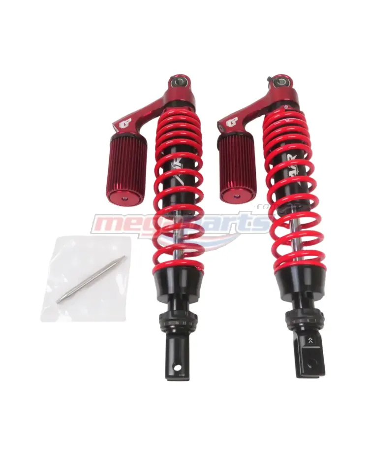 โช้คหลังแก๊ส L/R FORZA 300 AIR-SERIES 400MM. (PROFENDER) ดำ/แดง/แท้งแดง
