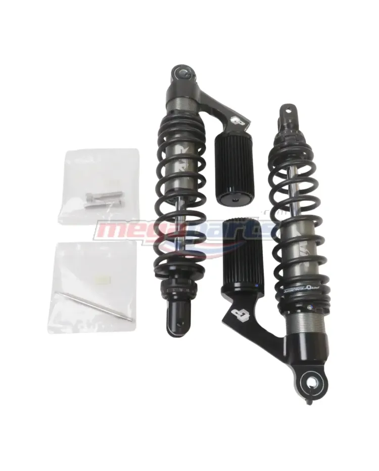 โช้คหลังแก๊ส L/R PCX 150 (2018-2020) AIR 350MM. (PROFENDER) ดำ/ดำ/แท้งดำ