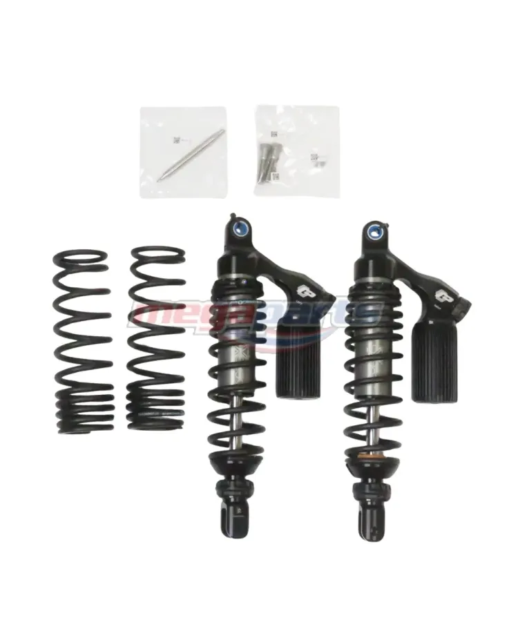 โช้คหลังแก๊ส L/R PCX 160 (2021-2024) X-SERIES 335MM. (PROFENDER) ดำ/ดำ/แท้งดำ