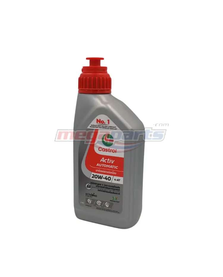น้ำมันเครื่อง 4AT ACTIV 20W-40 0.8L MB (CASTROL)