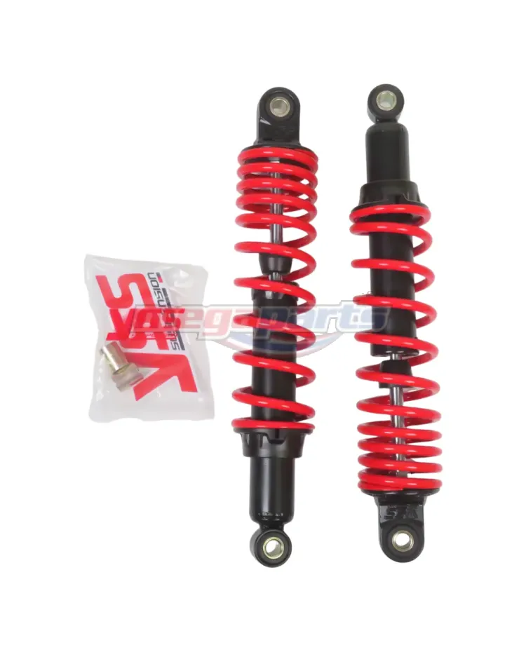 โช้คหลังแต่ง L/R WAVE 125i (ปลาวาฬ) TOP-PLUS 320MM. (YSS) ดำ/แดง